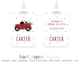 Firetruck Luggage Bag Tag School & Office Supplies - Everything Nice
