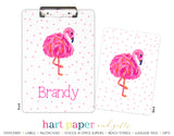 Pink Flamingo Personalized Clipboard School & Office Supplies - Everything Nice
