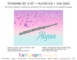 Flute Personalized Pillowcase Pillowcases - Everything Nice
