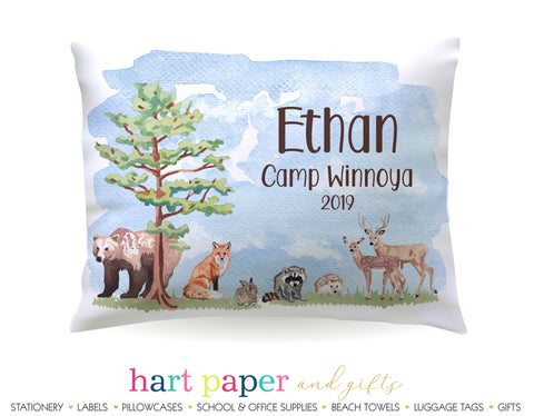 Animals Camping Personalized Pillowcase Pillowcases - Everything Nice