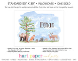 Forest Animals Personalized Pillowcase Pillowcases - Everything Nice