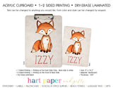 Fox Personalized Clipboard School & Office Supplies - Everything Nice