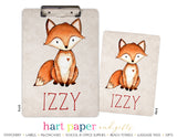 Fox Personalized Clipboard School & Office Supplies - Everything Nice