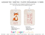 Fox Luggage Bag Tag School & Office Supplies - Everything Nice