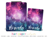Space Galaxy Stars Sky Personalized Clipboard School & Office Supplies - Everything Nice