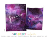 Galaxy Stars Sky Space Personalized 2-Pocket Folder School & Office Supplies - Everything Nice