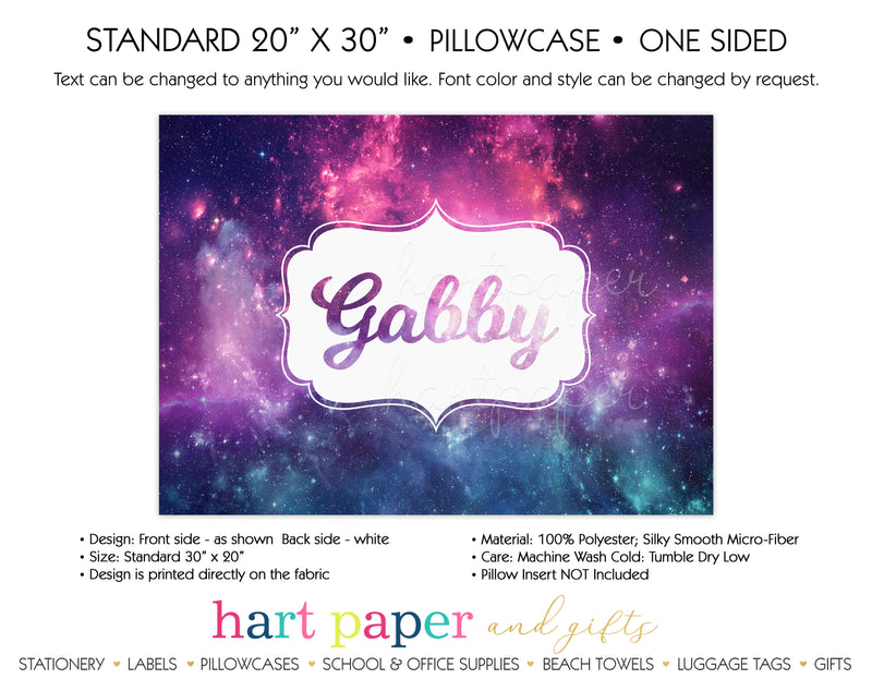 Galaxy Stars Space Celestial Personalized Pillowcase Pillowcases - Everything Nice