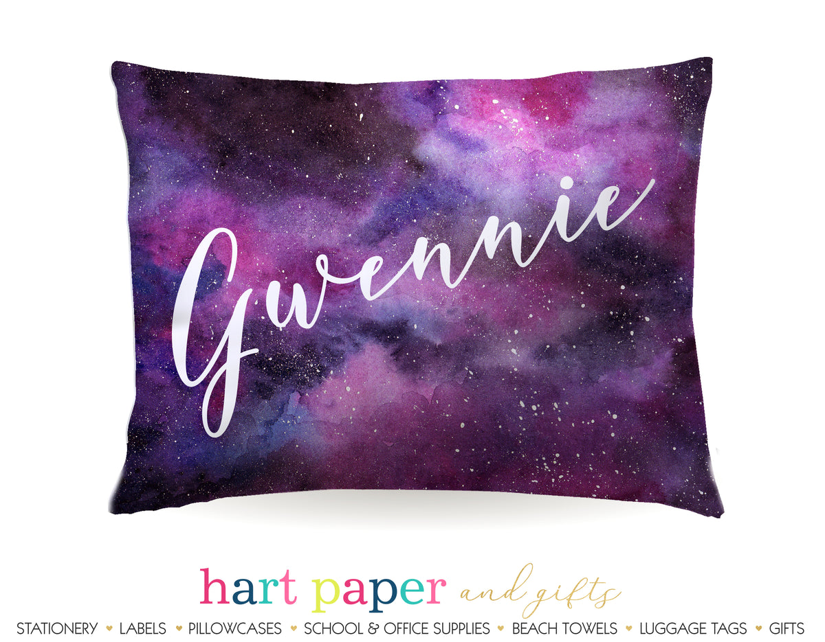 Galaxy Stars Space Celestial Personalized Pillowcase Pillowcases - Everything Nice