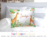 Giraffe Personalized Pillowcase Pillowcases - Everything Nice