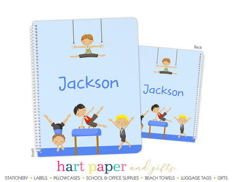Gymnastics Personalized Notebook or Sketchbook School & Office Supplies - Everything Nice