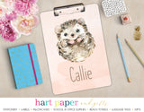 Hedgehog Personalized Clipboard School & Office Supplies - Everything Nice