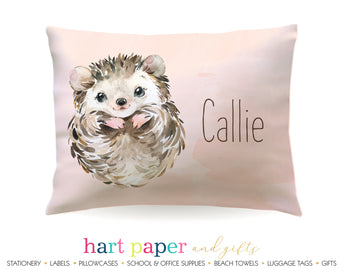 Hedgehog Personalized Pillowcase Pillowcases - Everything Nice