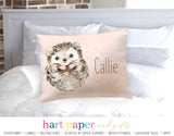 Hedgehog Personalized Pillowcase Pillowcases - Everything Nice