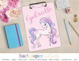 Horse Pony Personalized Clipboard School & Office Supplies - Everything Nice