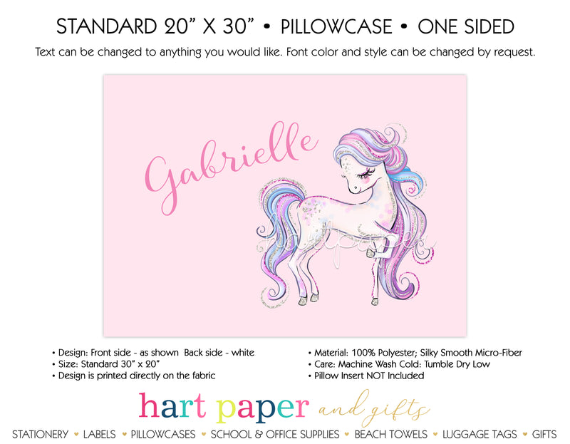 Horse Personalized Pillowcase Pillowcases - Everything Nice