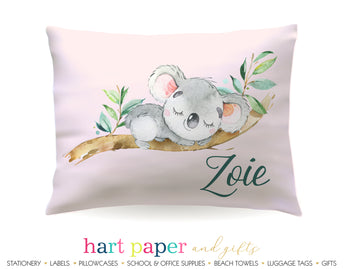 Koala Bear Personalized Pillowcase Pillowcases - Everything Nice