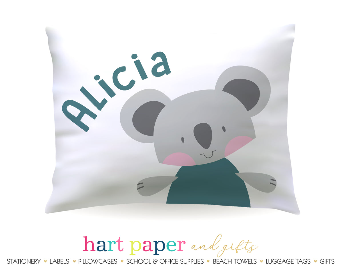 Koala Bear Personalized Pillowcase Pillowcases - Everything Nice
