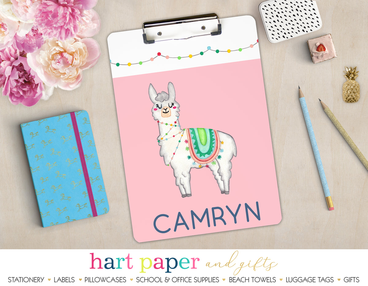 Llama Personalized Clipboard School & Office Supplies - Everything Nice