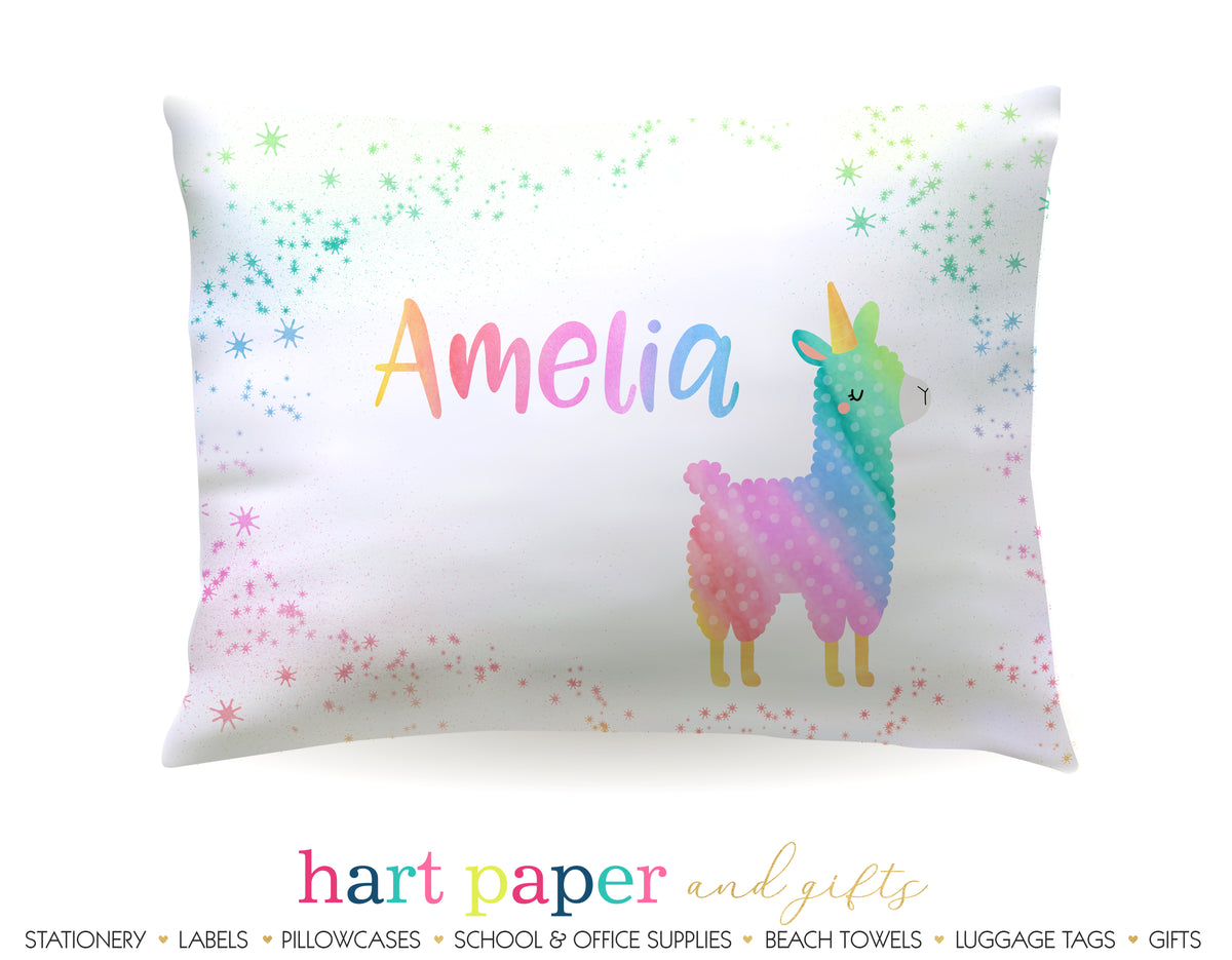 Llama Alpaca Personalized Pillowcase Pillowcases - Everything Nice