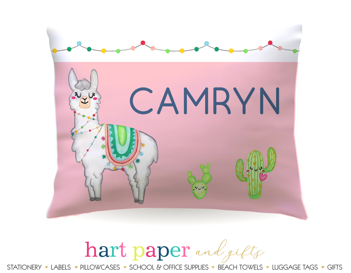 Llama Alpaca Personalized Pillowcase Pillowcases - Everything Nice