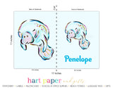 Manatee Personalized Notebook or Sketchbook School & Office Supplies - Everything Nice
