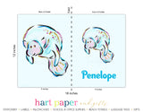Manatee Personalized 2-Pocket Folder School & Office Supplies - Everything Nice