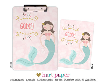 Mermaid Personalized Clipboard School & Office Supplies - Everything Nice