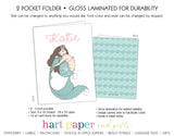 Mermaid Personalized 2-Pocket Folder School & Office Supplies - Everything Nice