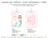 Mermaid Luggage Bag Tag School & Office Supplies - Everything Nice