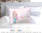Rainbow Mermaid Personalized Pillowcase Pillowcases - Everything Nice