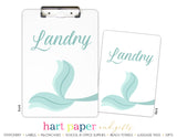 Mermaid Tail Personalized Clipboard School & Office Supplies - Everything Nice