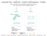 Mermaid Tail Luggage Bag Tag School & Office Supplies - Everything Nice
