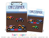 Monster Trucks Personalized Clipboard School & Office Supplies - Everything Nice