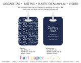 Name ANY COLOR Luggage Bag Tag School & Office Supplies - Everything Nice