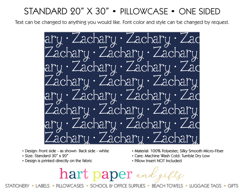 Name Personalized Pillowcase Pillowcases - Everything Nice