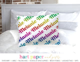 Rainbow Name Personalized Pillowcase Pillowcases - Everything Nice