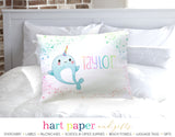 Narwhal Rainbow Personalized Pillowcase Pillowcases - Everything Nice