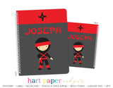 Ninja Karate Personalized Notebook or Sketchbook School & Office Supplies - Everything Nice
