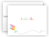 Rainbow Kite Thank You Cards Note Card Stationery •  Flat or Folded Stationery Thank You Cards - Everything Nice