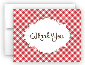 Picnic Thank You Cards Note Card Stationery •  Flat or Folded Stationery Thank You Cards - Everything Nice