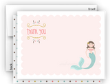 Mermaid o Thank You Cards Note Card Stationery •  Flat Cards Stationery Thank You Cards - Everything Nice