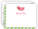 Watermelon Thank You Cards Note Card Stationery •  Flat Cards Stationery Thank You Cards - Everything Nice