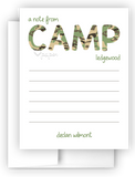 A Note from Camp Camo Thank You Cards Note Card Stationery •  Flat Cards Stationery Thank You Cards - Everything Nice