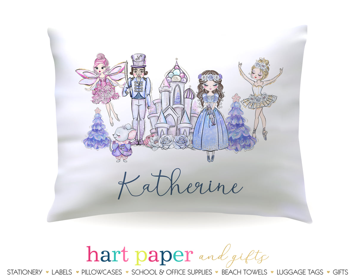 Nutcracker Ballet Personalized Pillowcase Pillowcases - Everything Nice