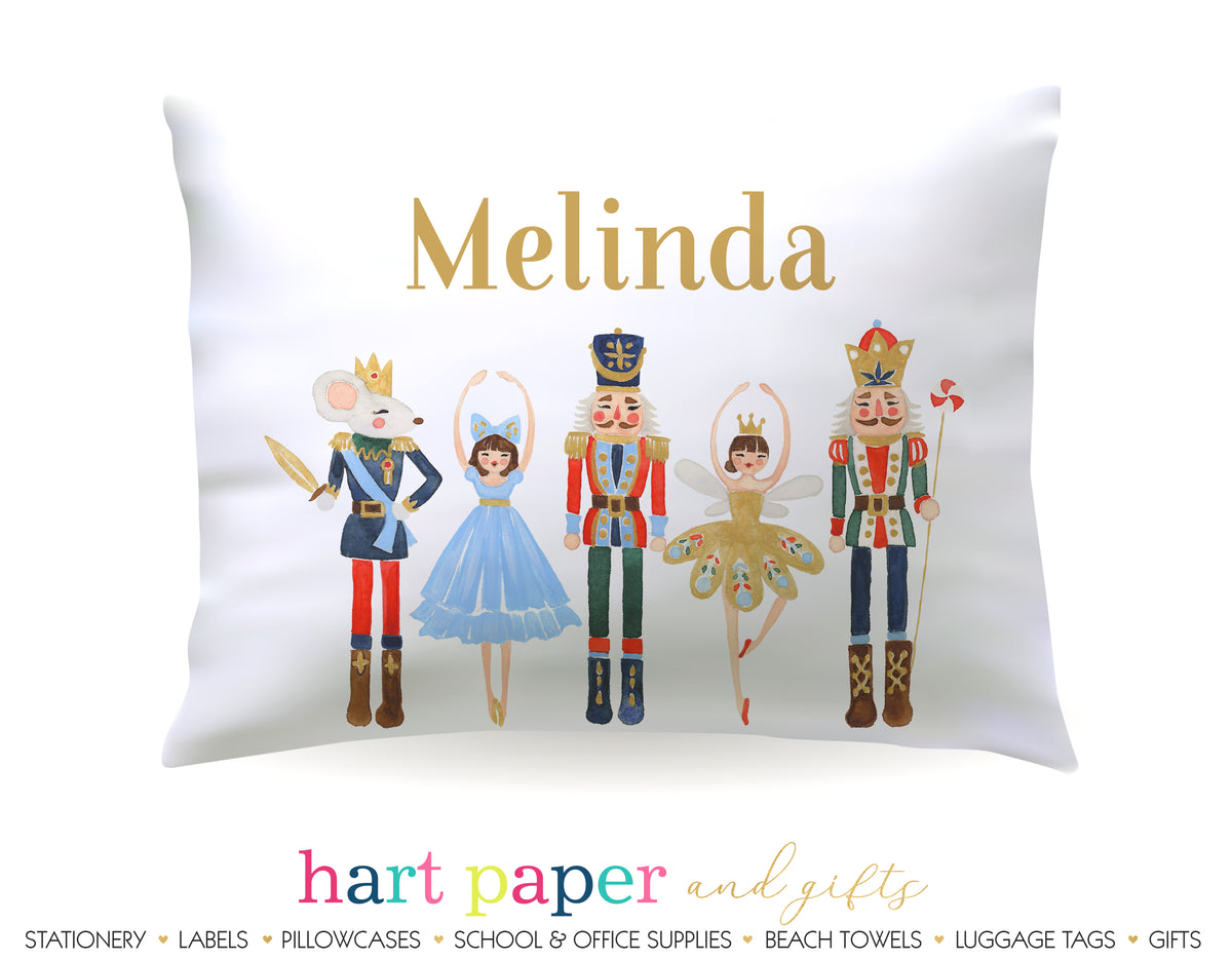 Nutcracker Ballet Personalized Pillowcase Pillowcases - Everything Nice