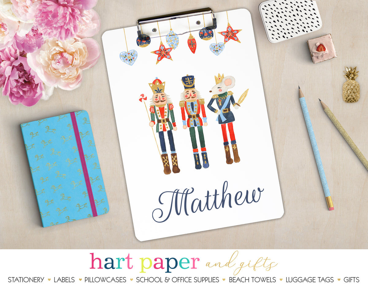 Nutcracker Personalized Clipboard School & Office Supplies - Everything Nice