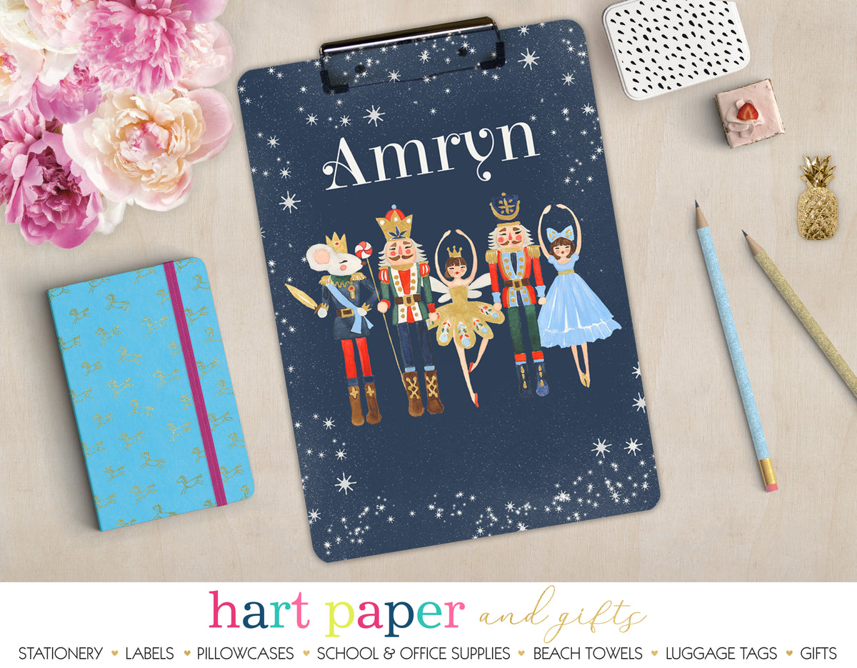 Nutcracker Personalized Clipboard School & Office Supplies - Everything Nice