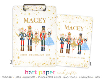 Nutcracker with Role & Show Personalized Clipboard School & Office Supplies - Everything Nice