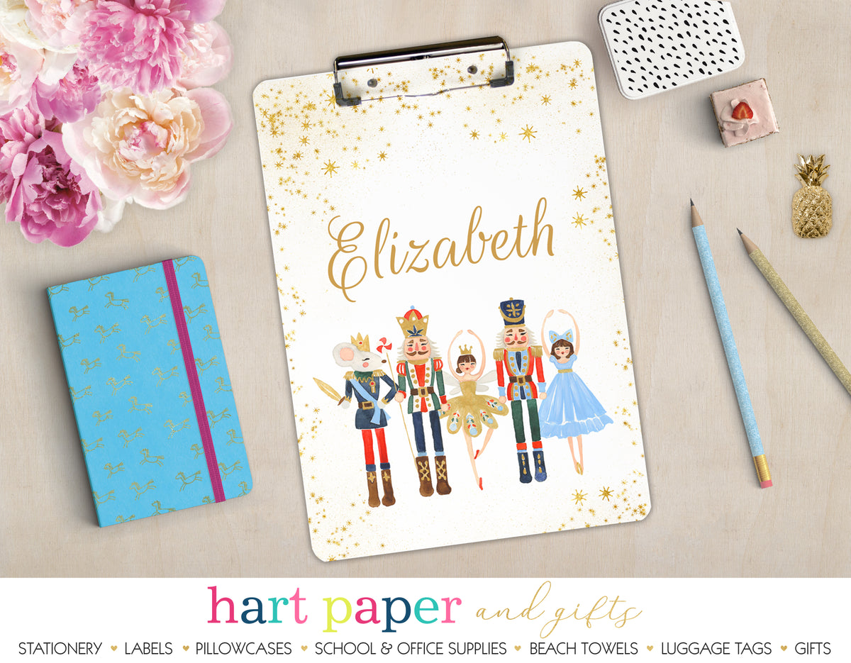 Nutcracker Personalized Clipboard School & Office Supplies - Everything Nice