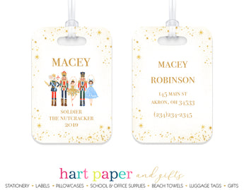 Name Luggage Bag Tag Personalized Custom Travel Birthday Boy Girl Gift –  Hart Paper